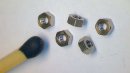 Stainless steel hexagonal model nut, M 1,4 mm (SW 2,5 mm)...