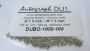 Autograph dummy bolt stainless 1,0 x 3 mm W 1,5 mm - 100 pc.