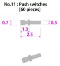 Model Factory Hiro P1026 push switches 0,5/0,7 mm - pack...