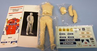 Dive Nine 1/12 figure kit 003 Nigel Mansell 1987 - standing